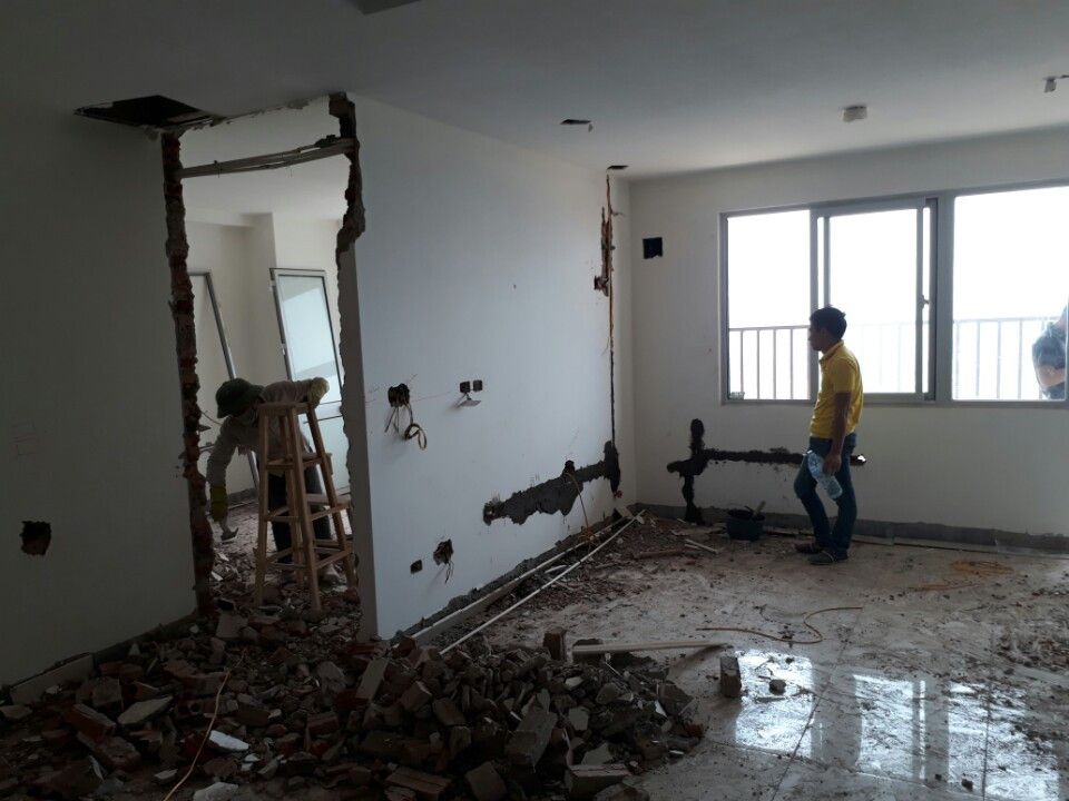 Nhận đập phá tường nhà tại Hà Nội