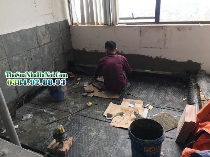 Nhận sửa chữa ốp lát chống thấm dột tại Hà Nội