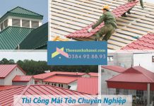 Nhận thay mái tôn chống nóng giá rẻ tại Hà Nội
