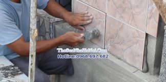 Đội thợ ốp gạch lát nền, chuyên ốp lát tại Long Biên